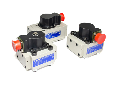 Star Hydraulics 550, 650 and 1550 series Servo Valve products on white background