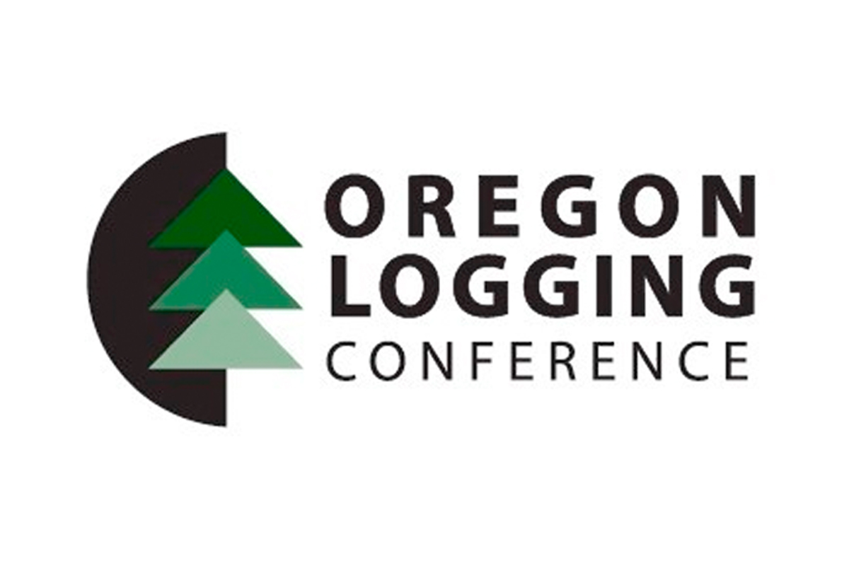 Oregon Logging Conference 2022 logo on white background