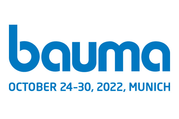 Bauma 2022 logo on white background