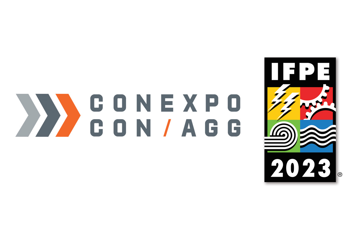 CONEXPO-CON/AGG Official Logo & IFPE Oficial Logo on white background.