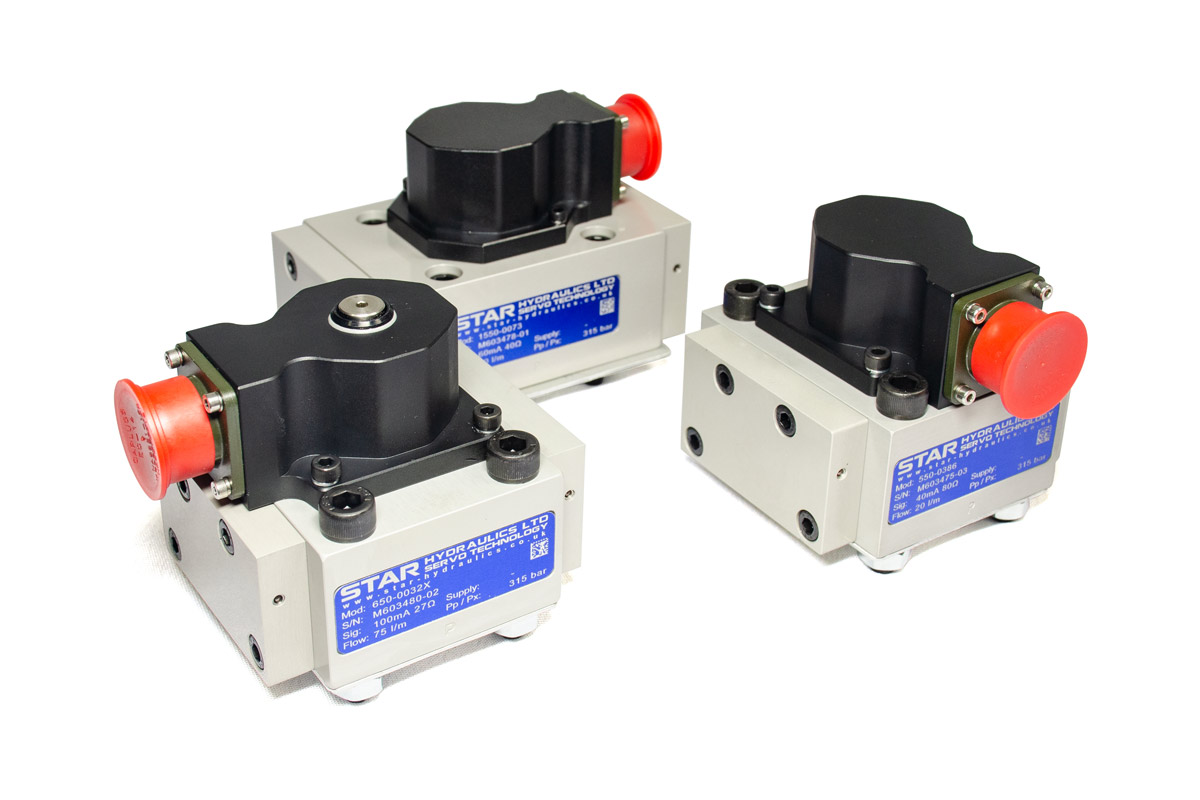 Star Hydraulics Servo Valves on white background